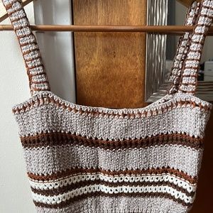 Knit crop top